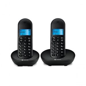Telefone Sem Fio Motorola Mt150-2 Dect Com 2 Preto