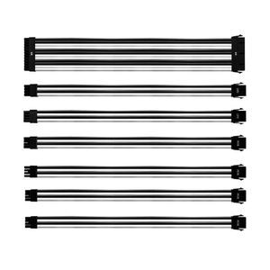 Kit De Cabo De Extensão Sleeved Psu 30 Cm Com Capa De...
