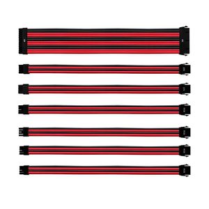 Kit De Cabo De Extensão Sleeved Psu 30 Cm Com Capa De...
