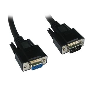 Cabo Extensor Monitor Vga Hdd15m X Hd15f Preto - 1,8 Metro