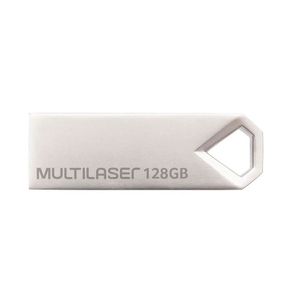 Pen Drive Multilaser Diamond 128gb Usb 2.0 Metalico - Pd853