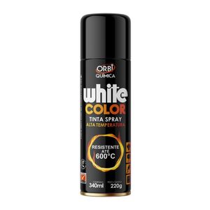 Orbispray Tinta Alta Temperatura Preto 340ml- 220g