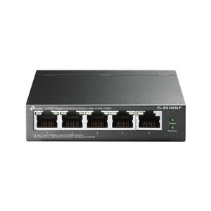 Switch Gigabit Profissional 10-100-1000 C- 5 Portas (sendo 4 Poe) Tl-sg1005lp Smb