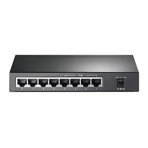 Switch De Mesa Tp-link Tl-sf1008p Fast Ethernet Com 8 Portas (4 Portas Poe)