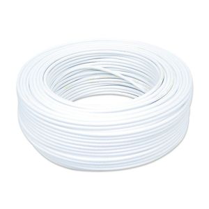 Cabo Coaxial Cabletech Std-40+tp3 Branco 100 Metros