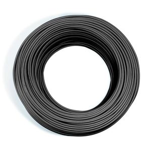Cabo Flexivel Remoto Technoise 100% Cobre Preto 2.50mm Rolo