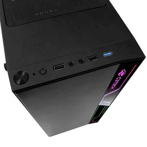 Gabinete Gamer C3 Tech Mt-g400bk Mid Tower Com Led Sem Fonte