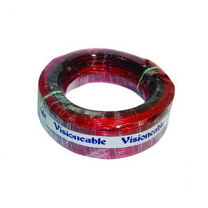 Paralelo Visioncable Bicolor 2x20 (0,50) Rl100mt Vermelho