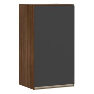 Armário Jade Para Cozinha 35 Cm 1 Porta Luciane Nogueira Dourado Com Preto Txt