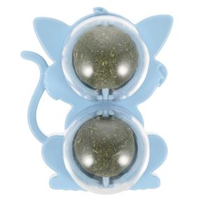 Brinquedo Erva De Gato Pet Natural Interativo Menta Bola Bolinha Catnip Animal De Estimaçao