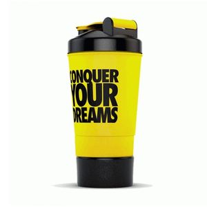 Coqueteleira Iridium Labs 3 Doses 500ml Amarela