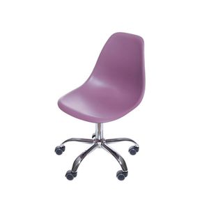 Cadeira Or-1102r Em Pp Com Base Rodízio Or Design Roxo