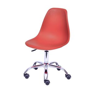 Cadeira Or-1102r Em Pp Com Base Rodízio Or Design Telha