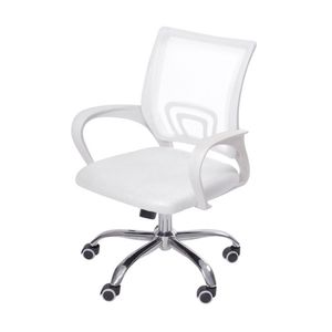 Cadeira Or-3310 Baixa Com Base Em Rodízio Or Design Branco