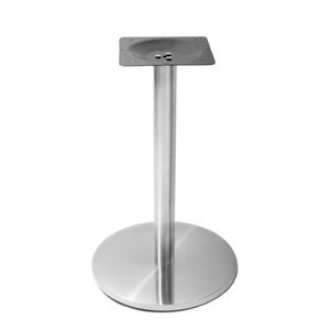 Base De Mesa Or-2202 Em Inox Para Tampos Até 80cm Or Design Inox