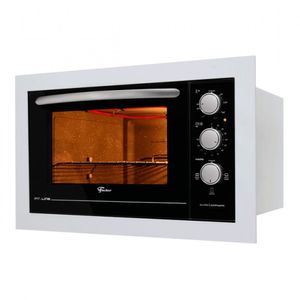 Forno Elétrico De Embutir 48 Litros Fit Line Fischer Branco 110V