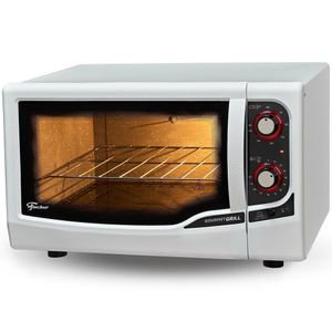 Forno Elétrico Gourmet Grill Autolimpante 44 Litros Fischer Branco 110V