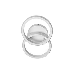 Plafon Taschibra Village Circle Led Bivolt Branco 3000k Luz Amarela 15050999
