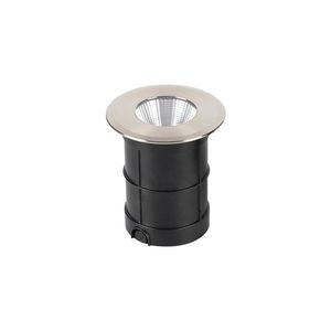 Embutido De Solo Led Taschibra Thin 3w Bivolt Prata 3000k Luz Amarela 15090369