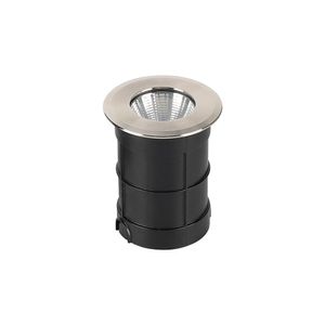 Embutido De Solo Led Taschibra Thin 6w Bivolt Prata 3000k Luz Amarela 15090371