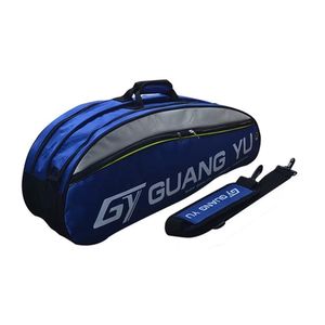 Raqueteira Bolsa Dupla Profissional Mochila Tenista Raquetes Tenis Beach Tennis Badminton Com Bolso E Alca Removivel