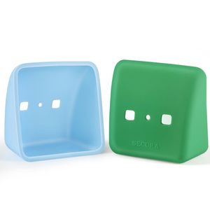 Capas Protetoras De Silicone Para Timer Visual Secura Tm021, 2-pack azul e verde