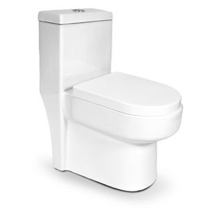 Vaso Sanitário Monobloco Kit Privada com Assento Completo Branco Esmaltado GVS55MBSFC-BR