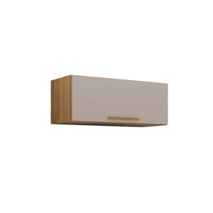 Armário Aéreo Geladeira New Valência 71cm Salleto Cinamomo/ Off White