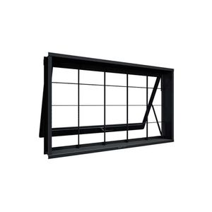 Vitrô Maxim-ar Em Aço Com Grade Quadriculada 60x80 R120 Tradição