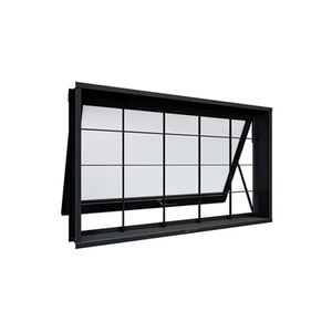 Janela Maxim-ar Evidence Em Aço Com Grade Quadriculada 60x80 R120
