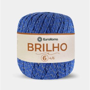 Barbante Euroroma Nº6 Brilho Ouro 400 Gr