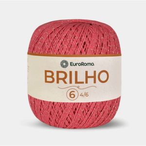 Barbante Euroroma Nº6 Brilho Ouro 400 Gr