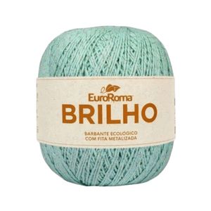 Barbante Euroroma Nº6 Brilho Prata 400gr