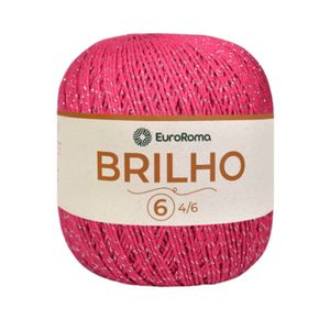 Barbante Euroroma Nº6 Brilho Prata 400gr