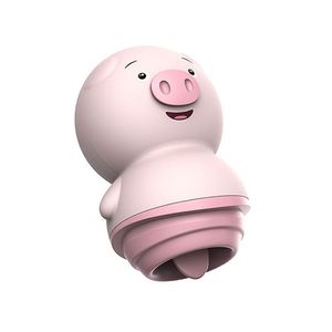 Vibrador Porquinho Estimulador Clitóris Língua Bateria Lr44