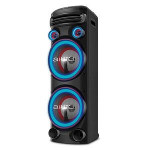 Caixa De Som Aiwa Torre Bluetooth 2300w Aws-t2w-02 Preto Bivolt