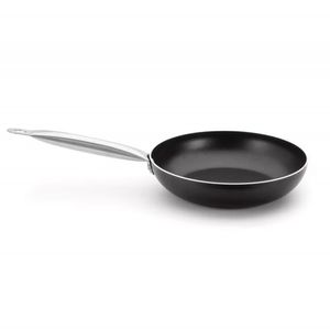 Frigideira Multiflon Profissional Antiaderente Quarto 24 Cm Preto