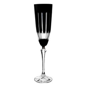 Taça Para Champanhe Bohemia Elizabeth - 190ml Preto