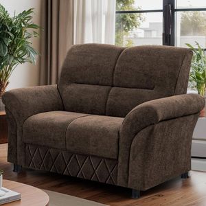 Sofá 2 Lugares Cama Inbox Mourato Com 140cm De Largura Marrom