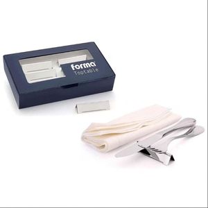 Conjunto De Descanso De Talheres Forma Top Table Em Aço Inox Inox