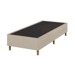 Base Box King Size Umaflex Milão Revestimento Em Malha Bege Bege
