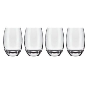 Conjunto De Copos Sm Aruba Nadir 465ml 4 Peças Transparente