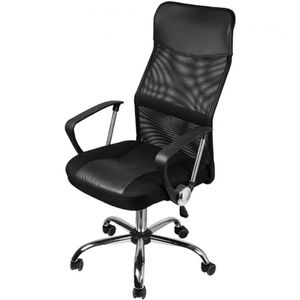 Cadeira De Escritório Giratória Or Design Desk Com Regulagem Preto