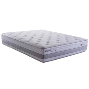 Cama Box Casal Herval Vitalle Revestimento Tecido Poliéster Cinza