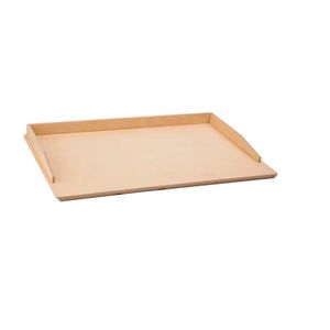Tábua Para Pasta Com Borda Eppicotispai Em Madeira 75 X 50cm Bege