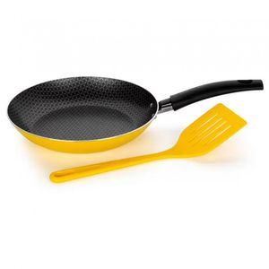 Frigideira Color Pop Multiflon Com Espátula 22 Cm Amarelo