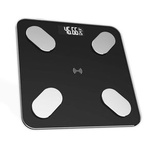 Balança Digital Bioimpedância Bluetooth Aplicativo Medição Até 150kg Preto