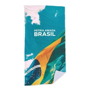 Toalha De Praia - Pátria Amada Brasil