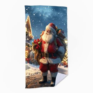 Toalha De Praia - Papai Noel & Presentes