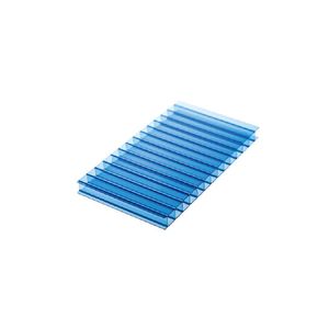 Chapa De Policarbonato Alveolar Azul 6mm - 2,10m X 3,00m - Importado